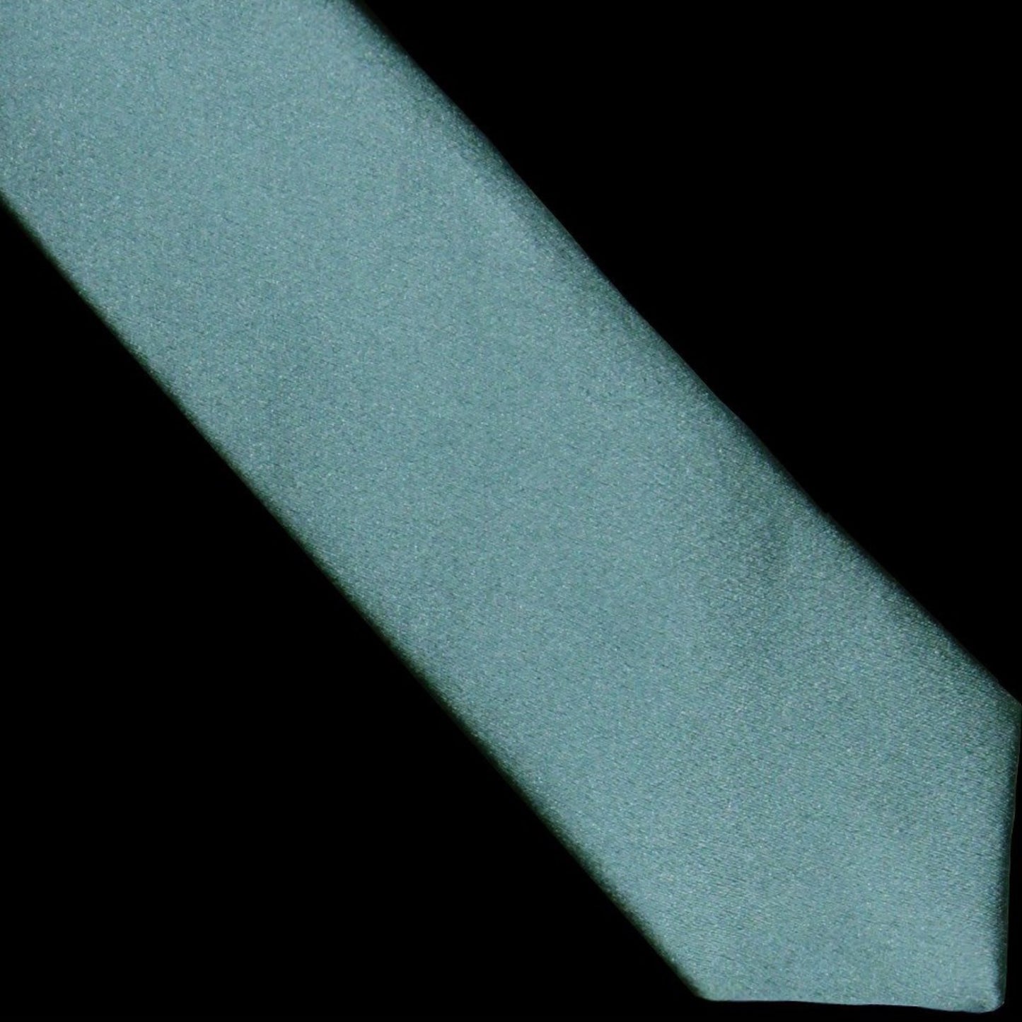 Aqua green silk skinny tie by German Valdivia