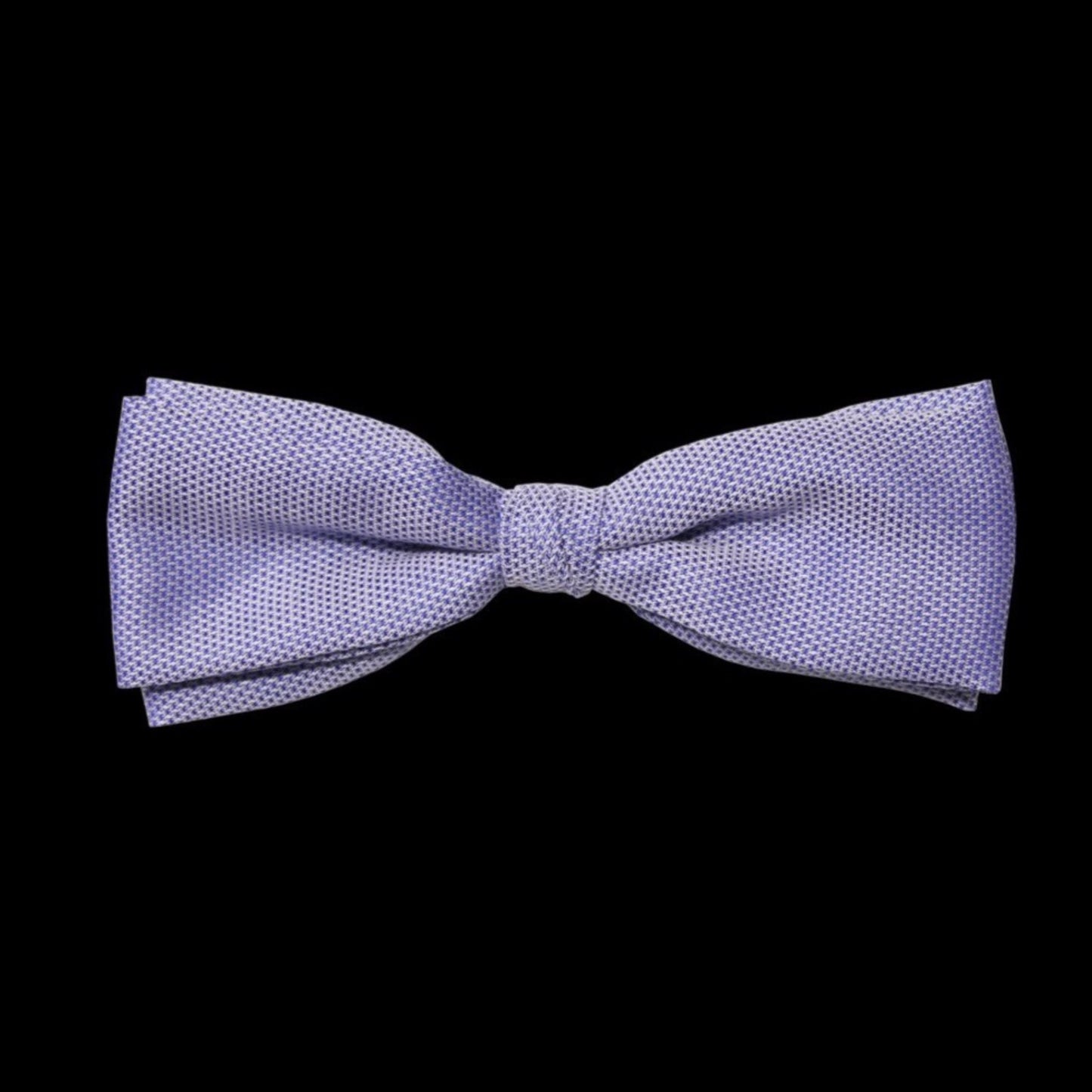 Blue Pinpoint Oxford Cotton Self Tie Bow Tie