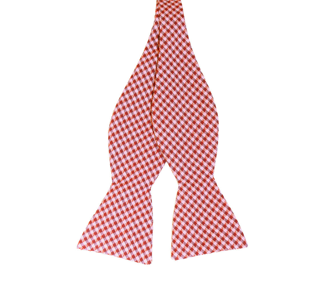 Red Gingham Bow Tie