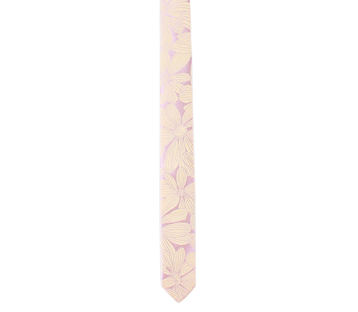 Floral Skinny Tie