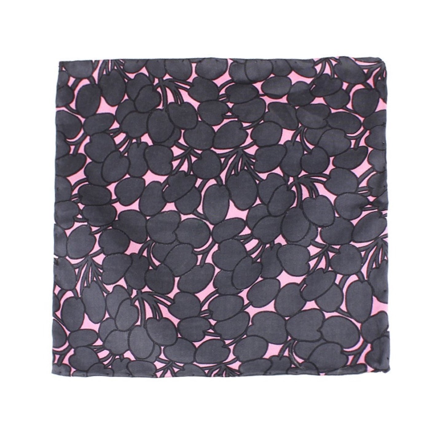black dusty rose pocket square