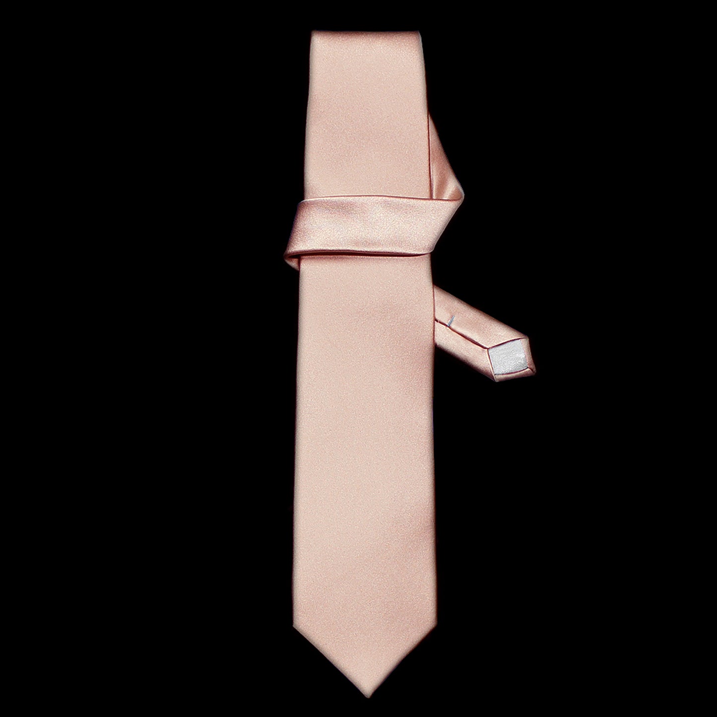 Rose gold tie, rose gold necktie