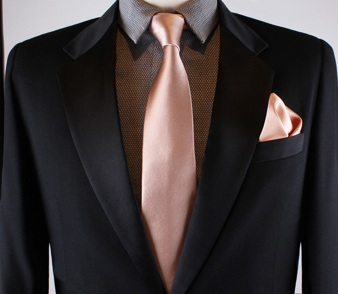 Rose Gold Pocket Square