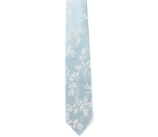 Powder Blue Floral Tie by German Valdivia
