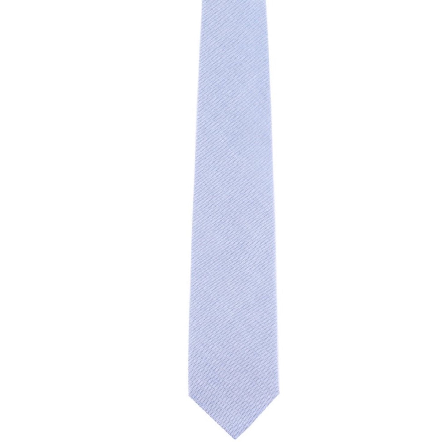 blue pinpoint oxford classic tie by german valdivia