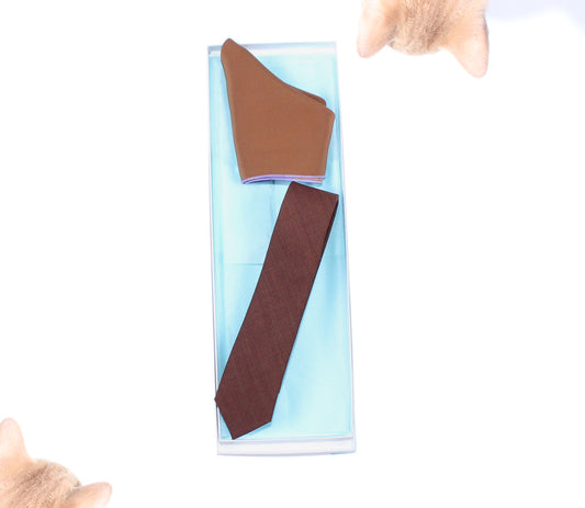 Gift Box Tie and Pocket Square