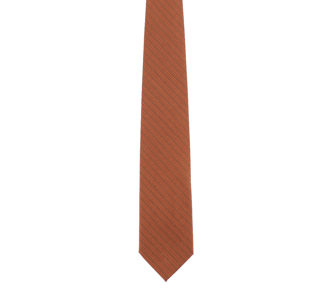 brown tan classic wool tie by german valdivia