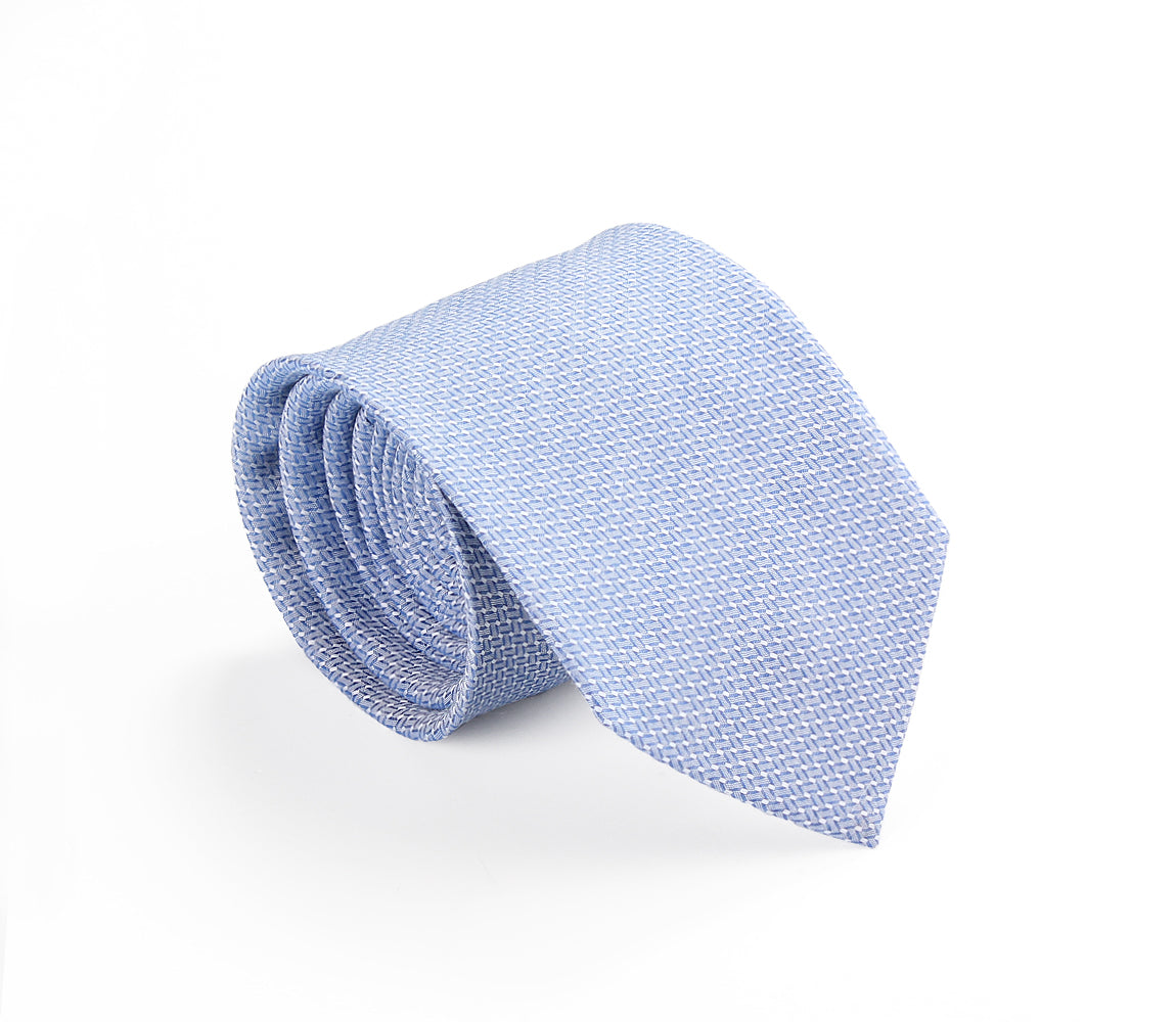 blue cotton tie by german valdivia