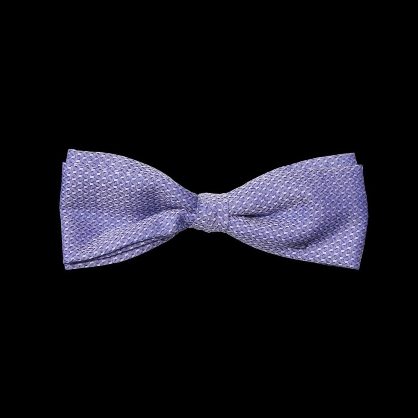 Blue Oxford Cotton Pre Tied Bow tie by German Valdivia