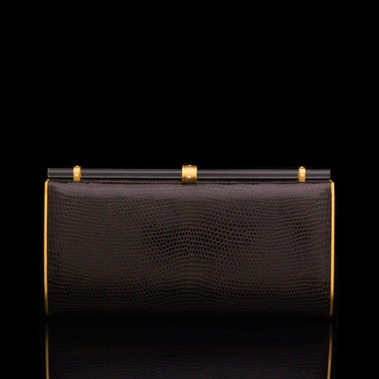 Sophia Clutch in Chocolate