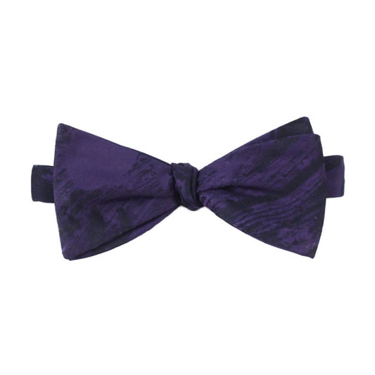 black purple floral bow tie by designer german valdivia
