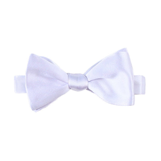 Lavender Silk Self Tied Bow Tie