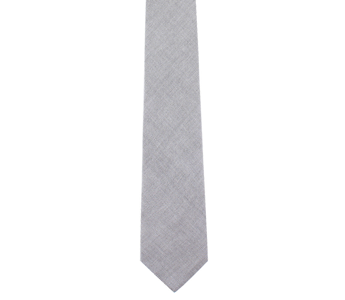 grey pinpoint oxford tie by german valdivia