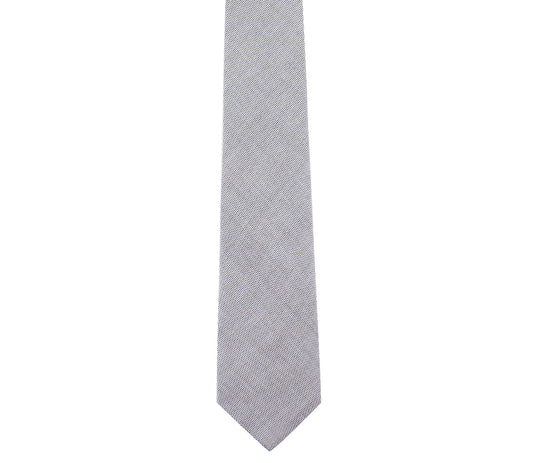 grey pinpoint oxford tie by german valdivia
