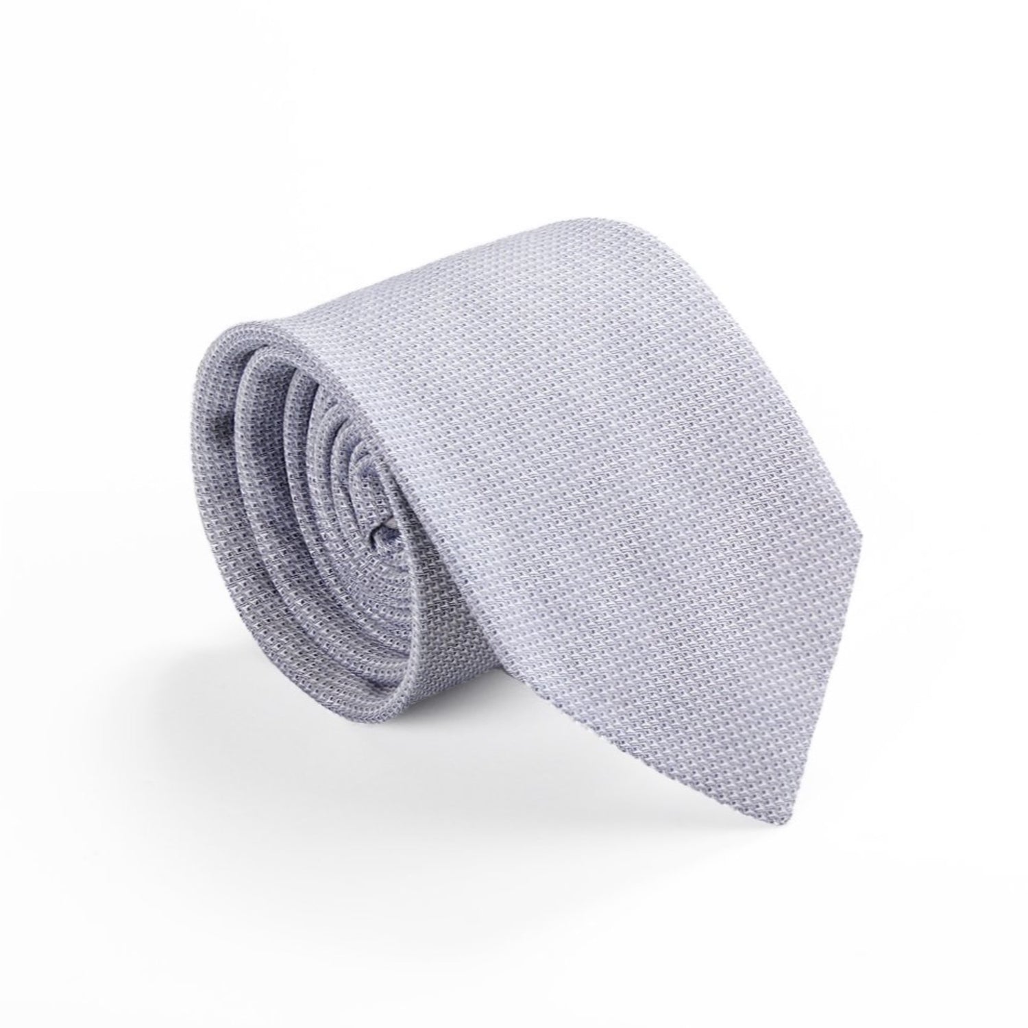 blue grey cotton pinpoint oxford tie by german valdivia