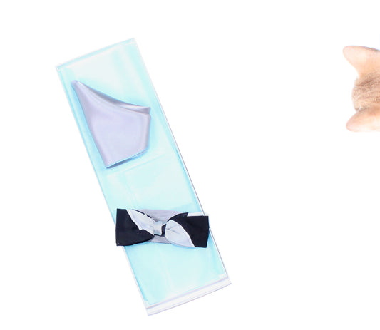 Gift Box Bow Tie and Pocket Square
