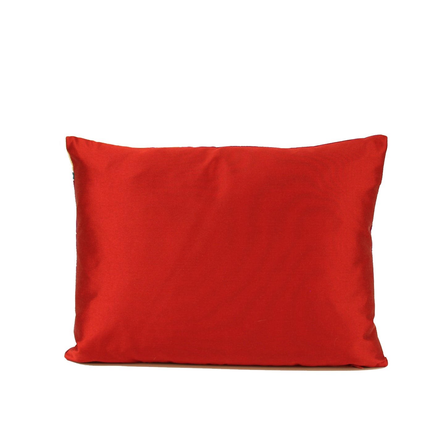 Handpainted Silk Decorative Pillow