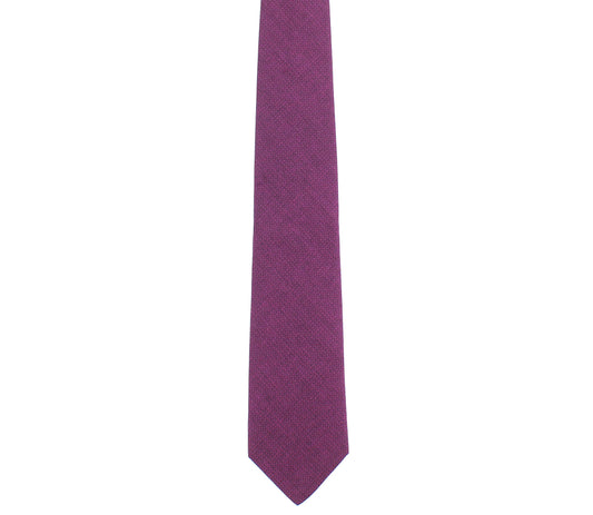 Magenta Black Zig Zag Tie