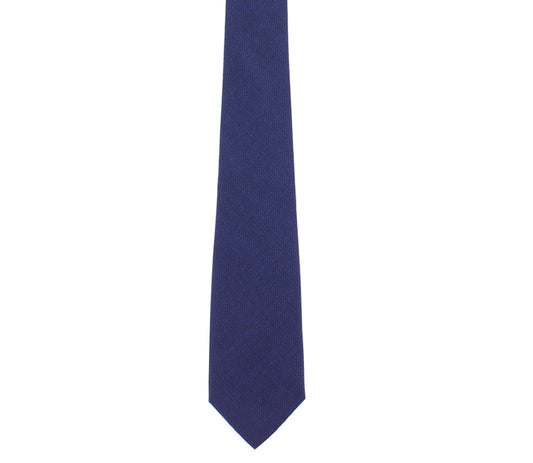 Navy Blue Cotton Tie