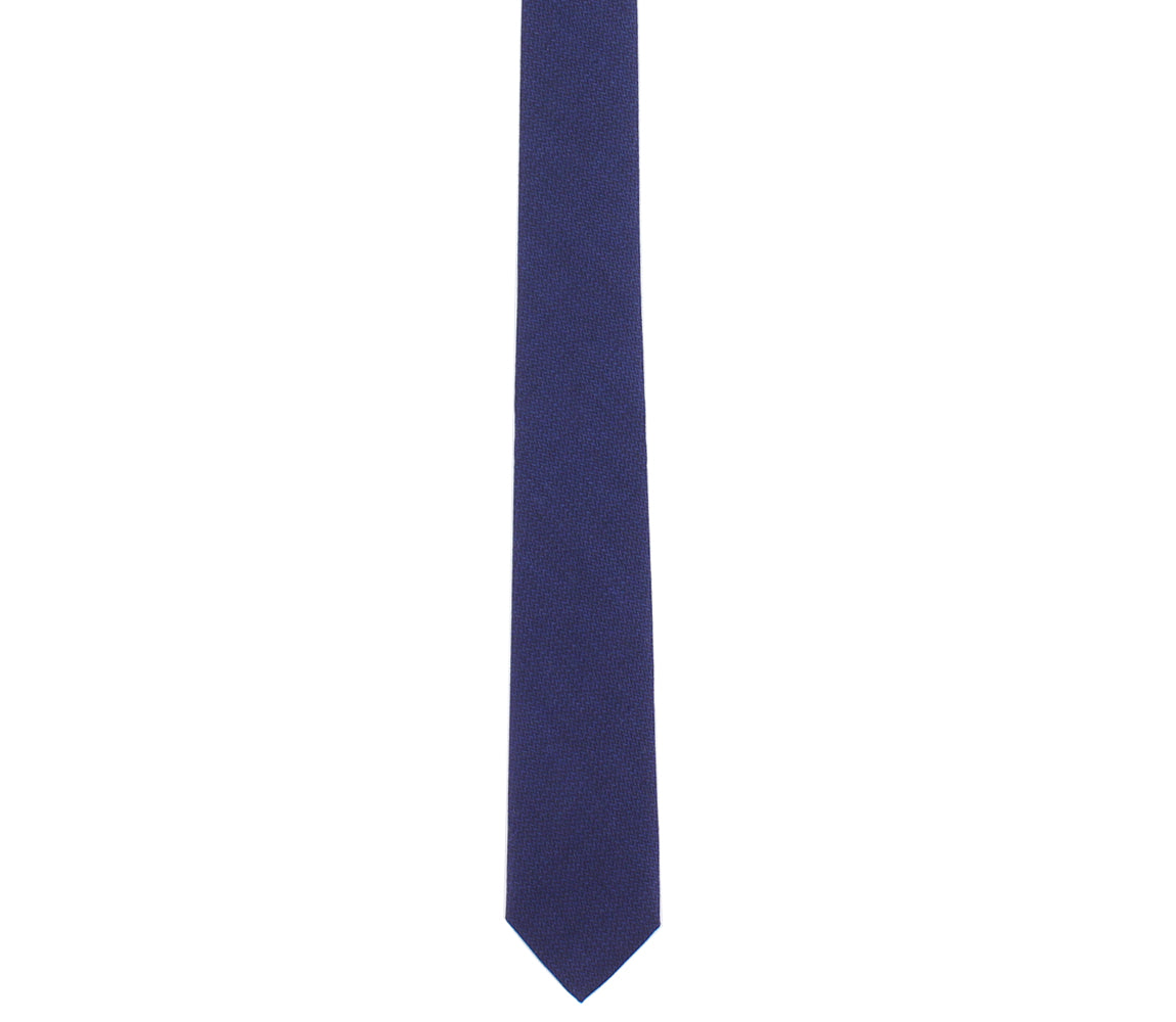 Skinny Navy Tie