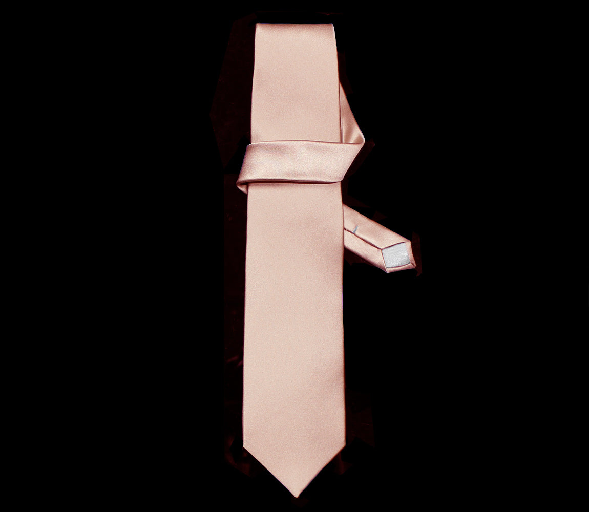 Rose gold tie