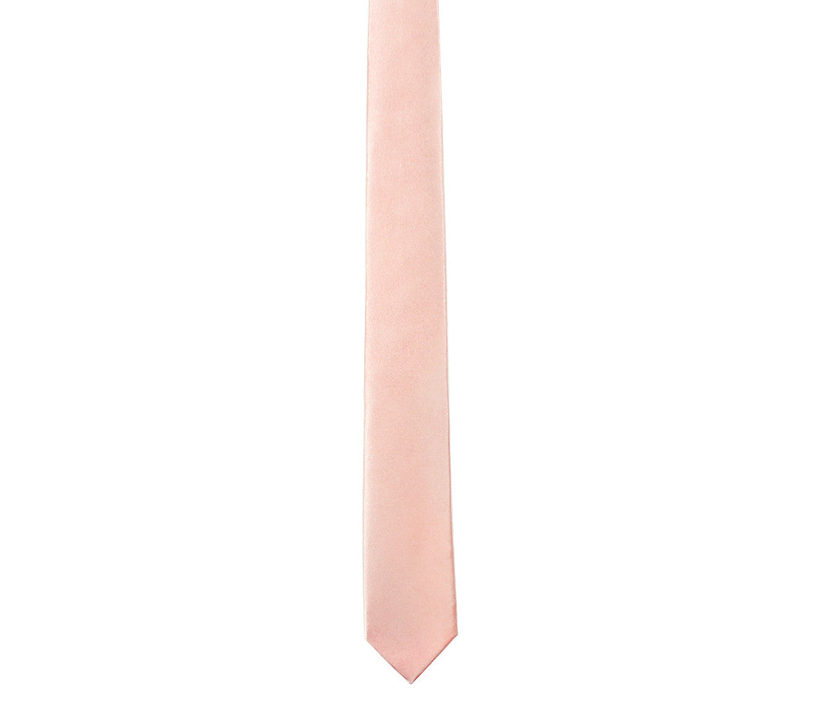 Skinny rose gold tie