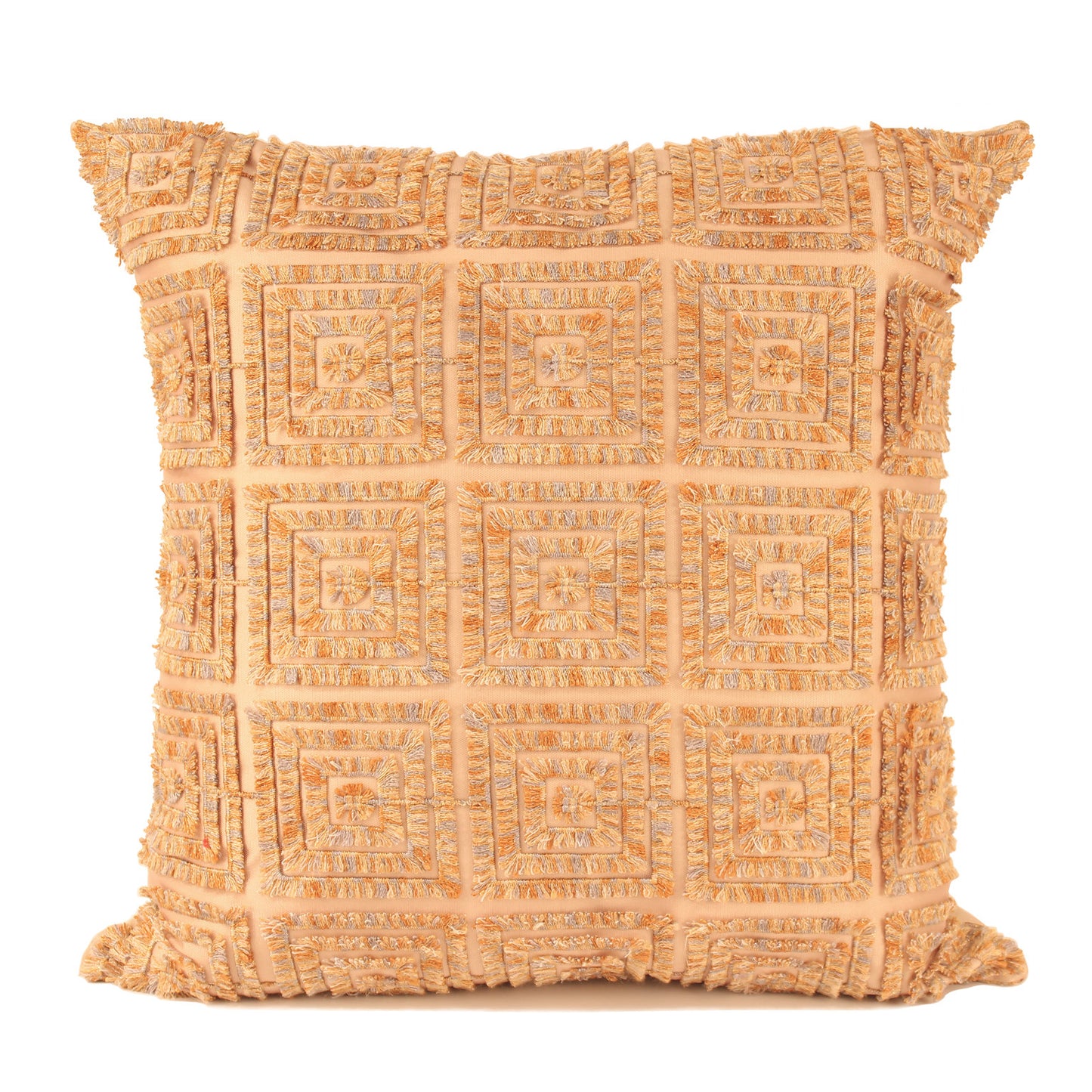 Gold decorative pillow gift ideas by designer German Valdivia 